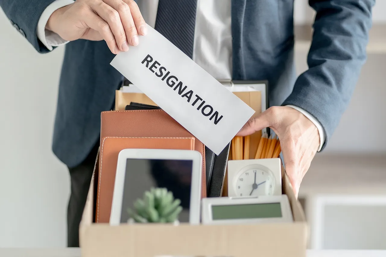 resignation letter sample